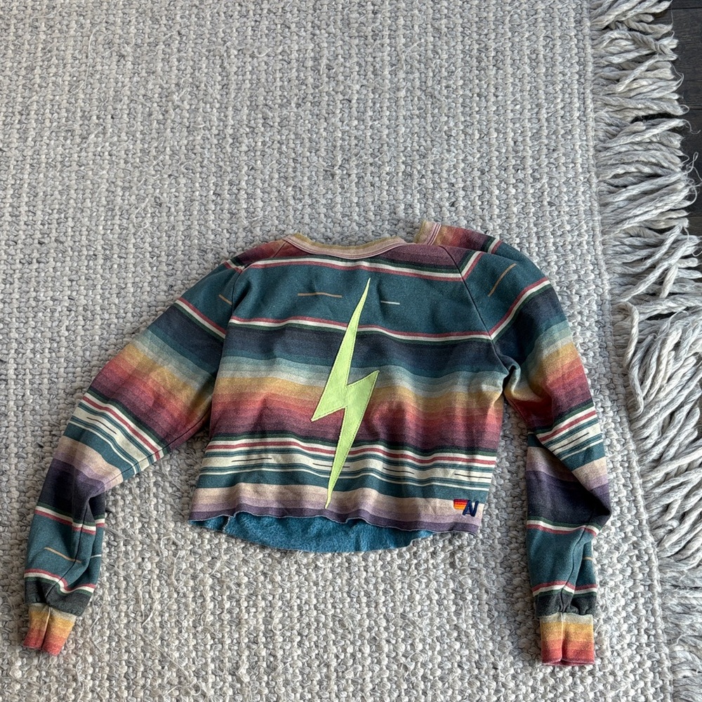 Aviator nation cropped pullover